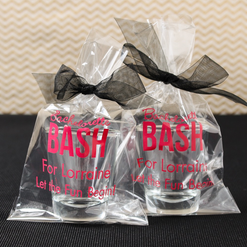 Personalized Bachelorette Cellophane Bags