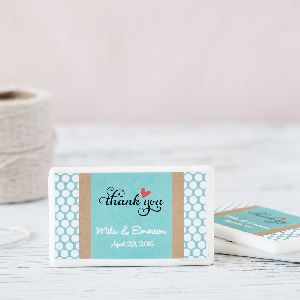 Personalized Wedding Mini Mint Pack 4239