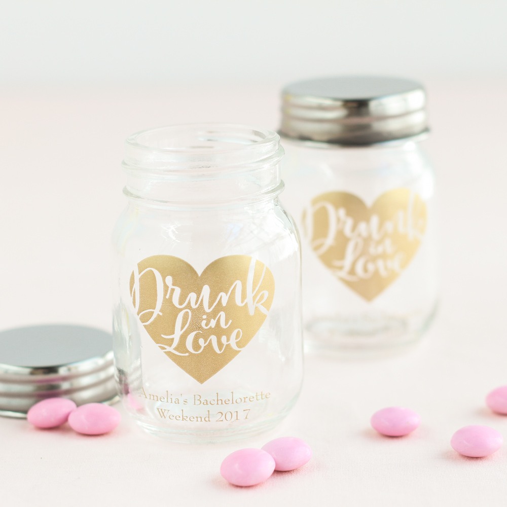 Printed Mini Mason Jars