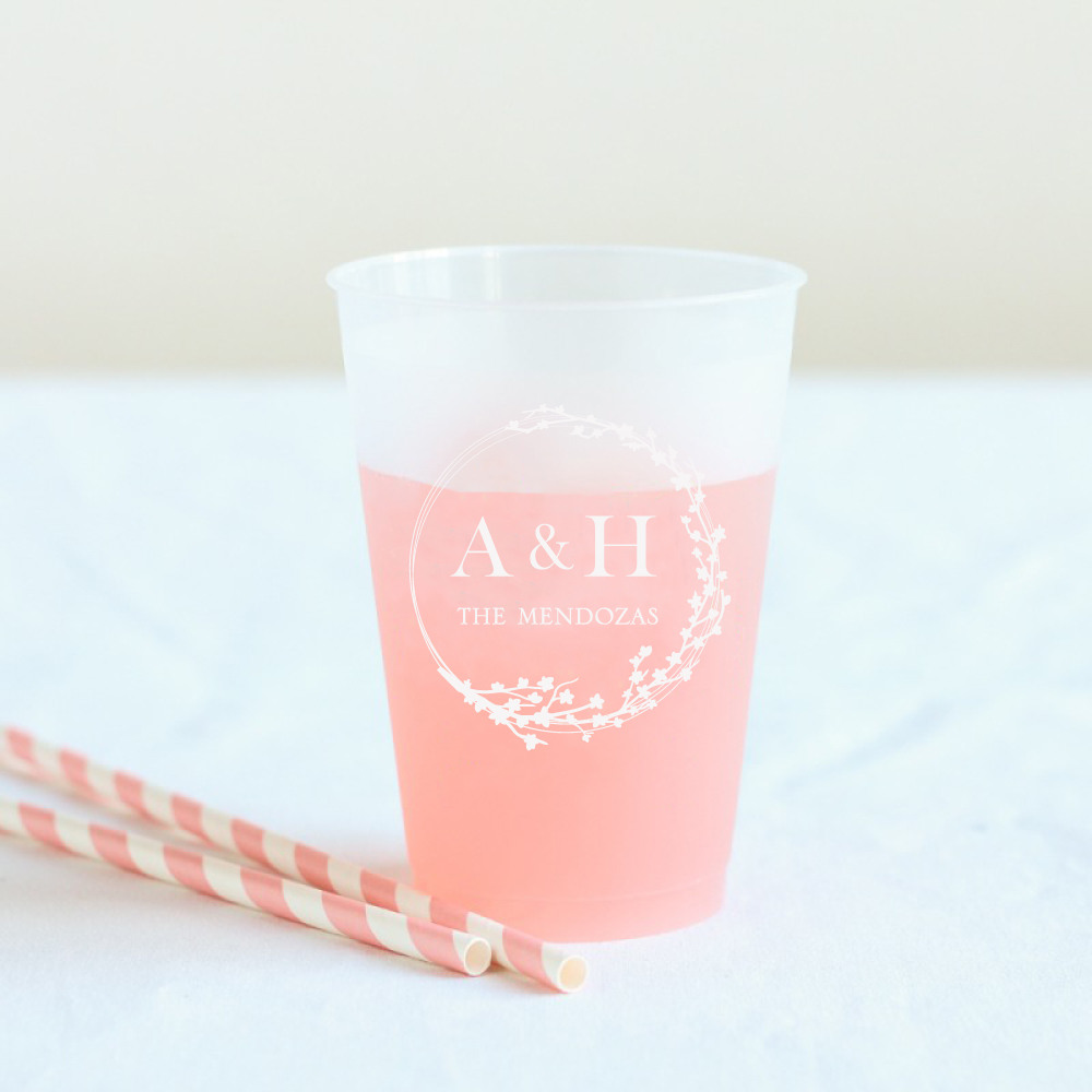 Personalized Frosted Cups