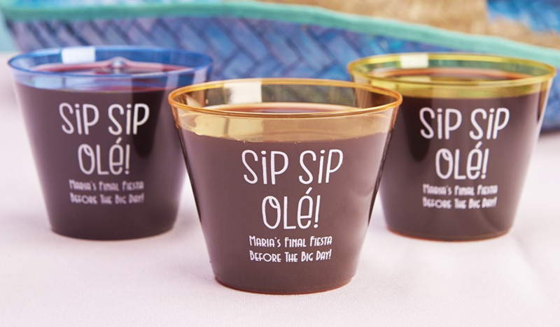 Sip Sip Ole-themed Bachelorette Party Favors & Supplies