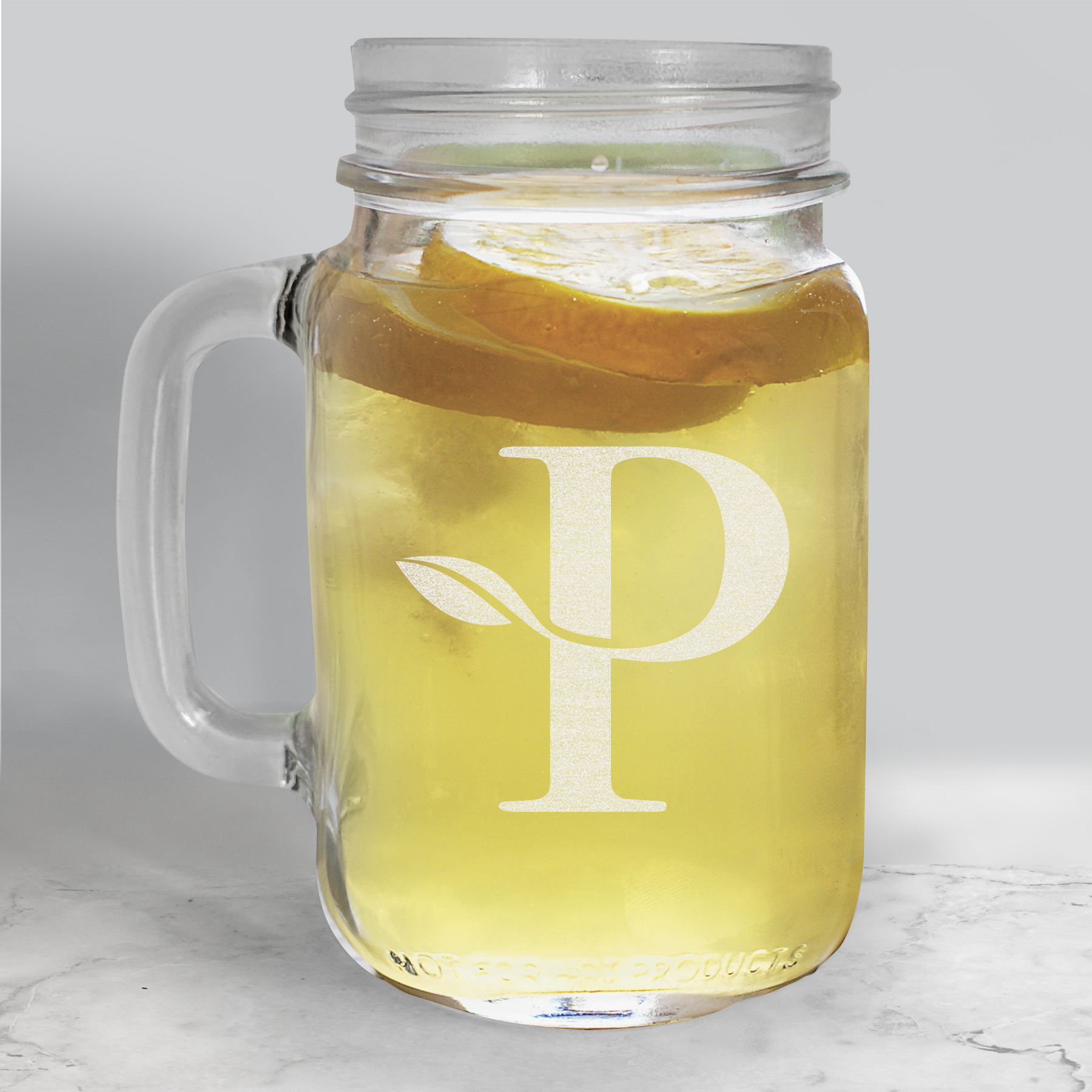 Corporate Logo 16 oz Mason Jar LE0139C