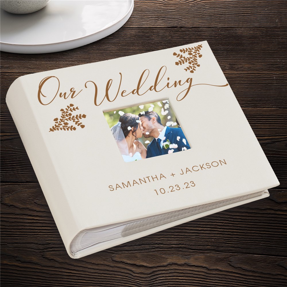 Engraved Silver Wedding Photo Album ME0002