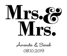 Mrs and Mrs